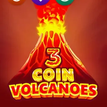 Machine à sous 3 Coin Volcanoes de 3Oaks chez Casino JOA
